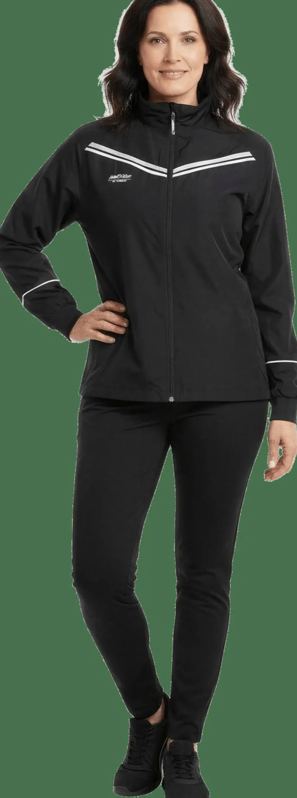 Dobsom Women’s Walk’n’Run Windproof Jacket Black