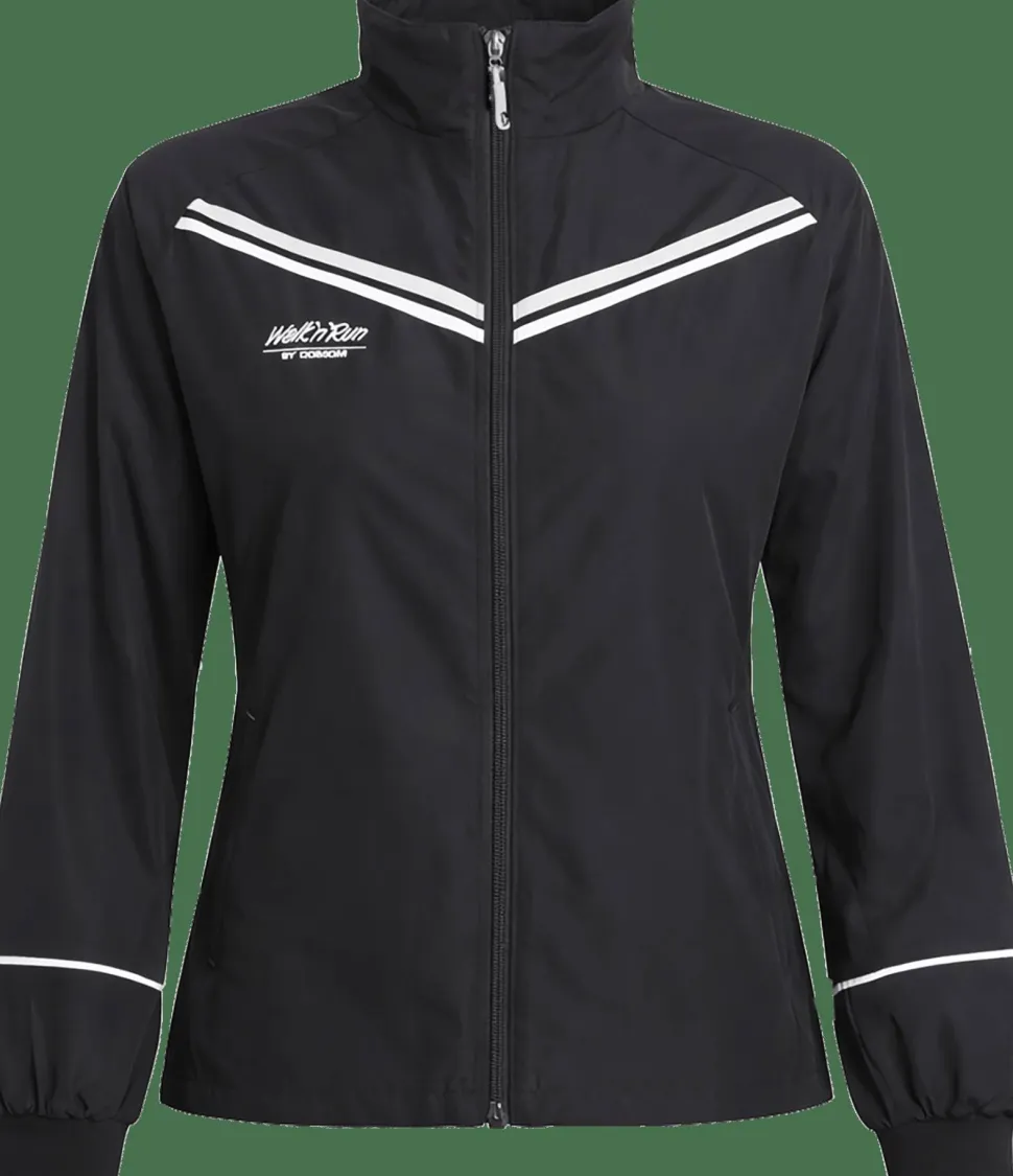 Dobsom Women’s Walk’n’Run Windproof Jacket Black