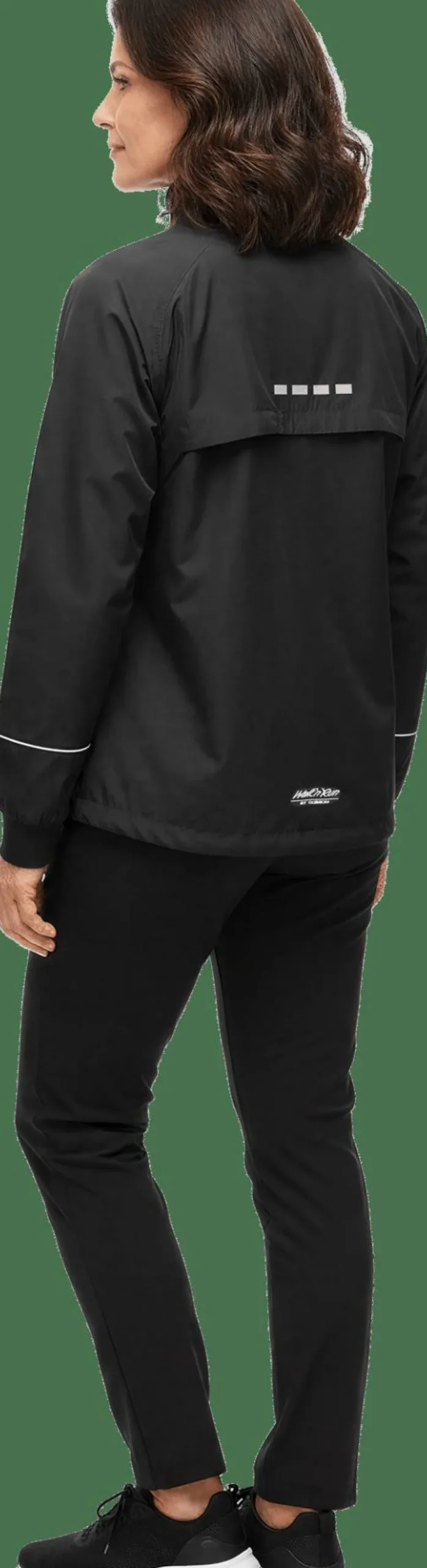 Dobsom Women’s Walk’n’Run Windproof Jacket Black