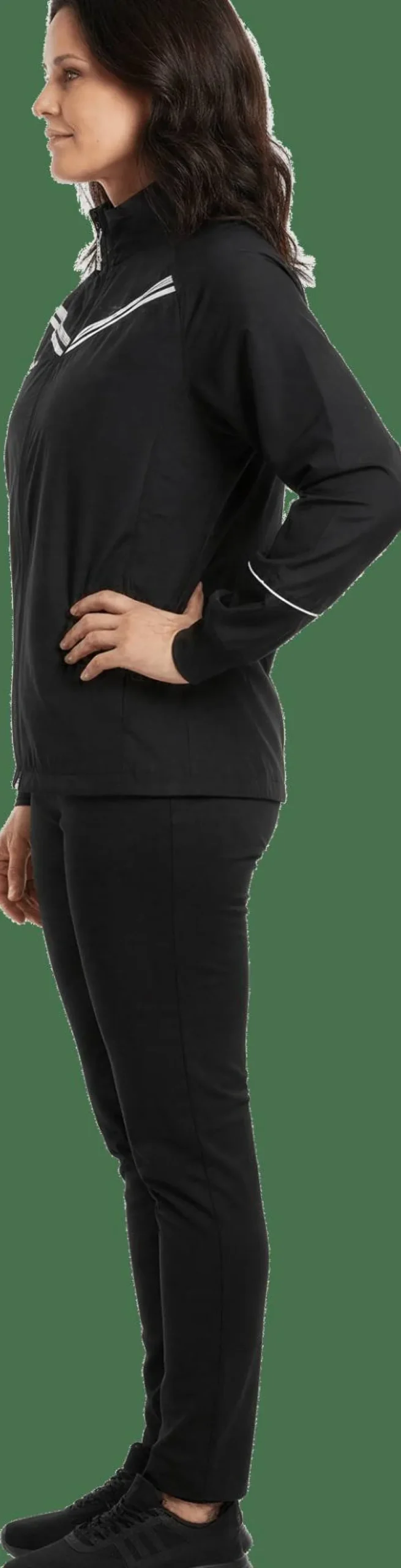 Dobsom Women’s Walk’n’Run Windproof Jacket Black
