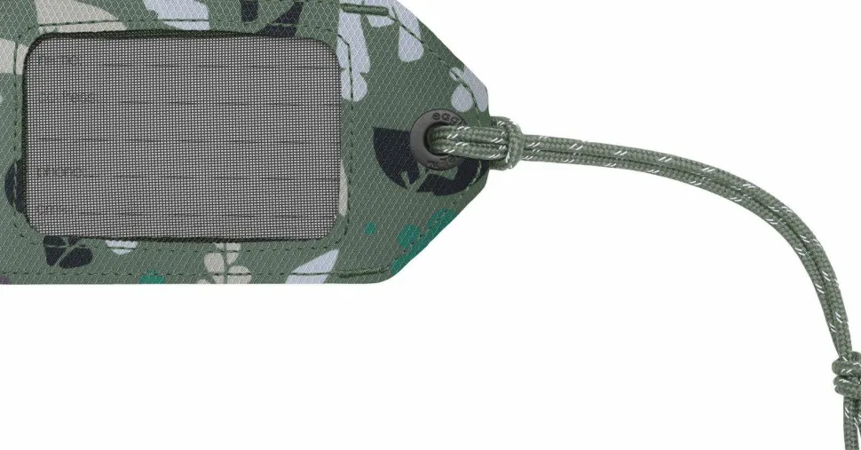 Eagle Creek Reflective Luggage Tag Roots & Shoots Duck Green