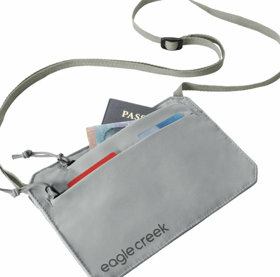 Eagle Creek Undercover RFID Neck Wallet Storm Grey