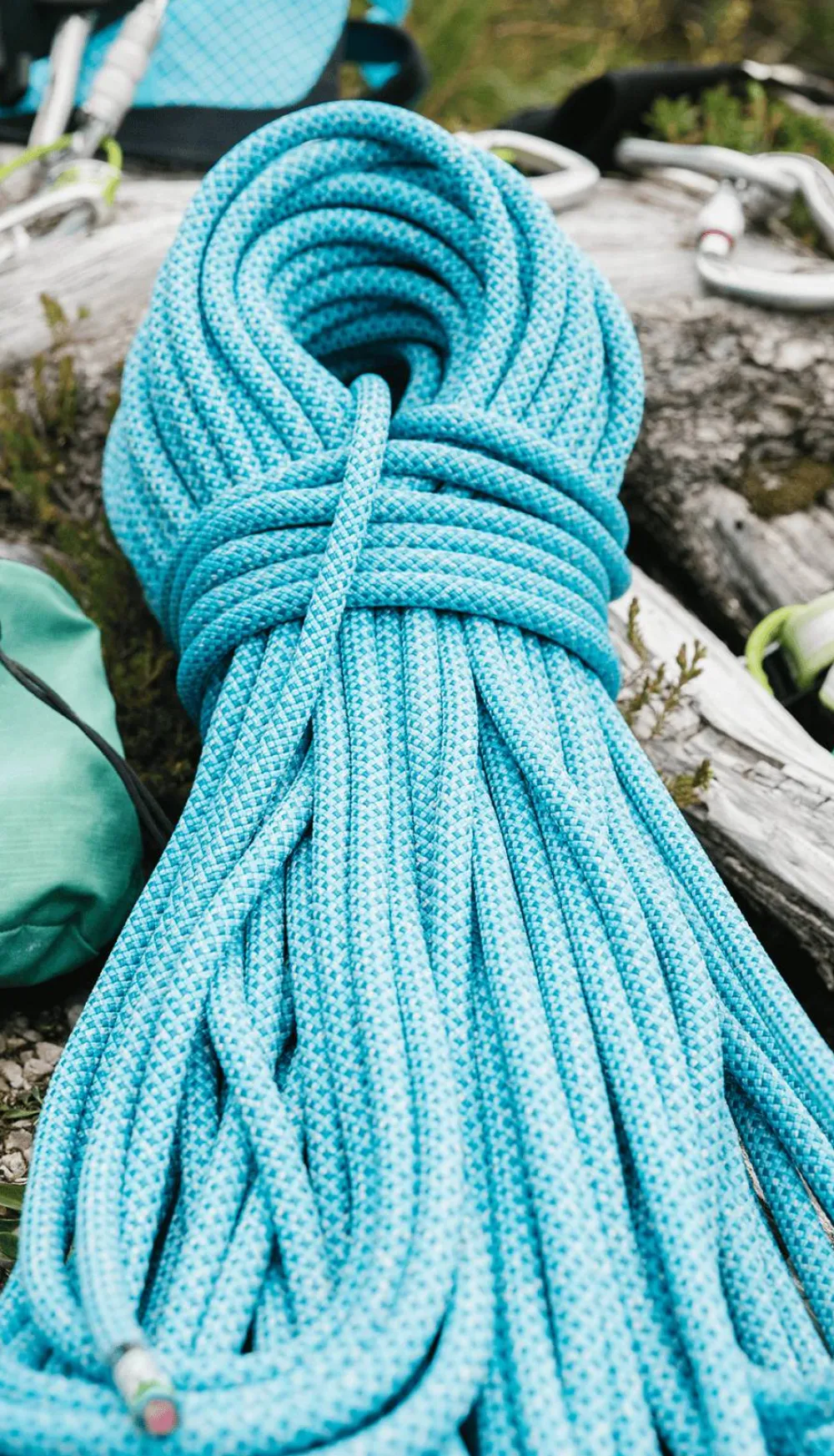Edelrid Heron Eco Dry 9,8 mm 60 m Icemint Hot