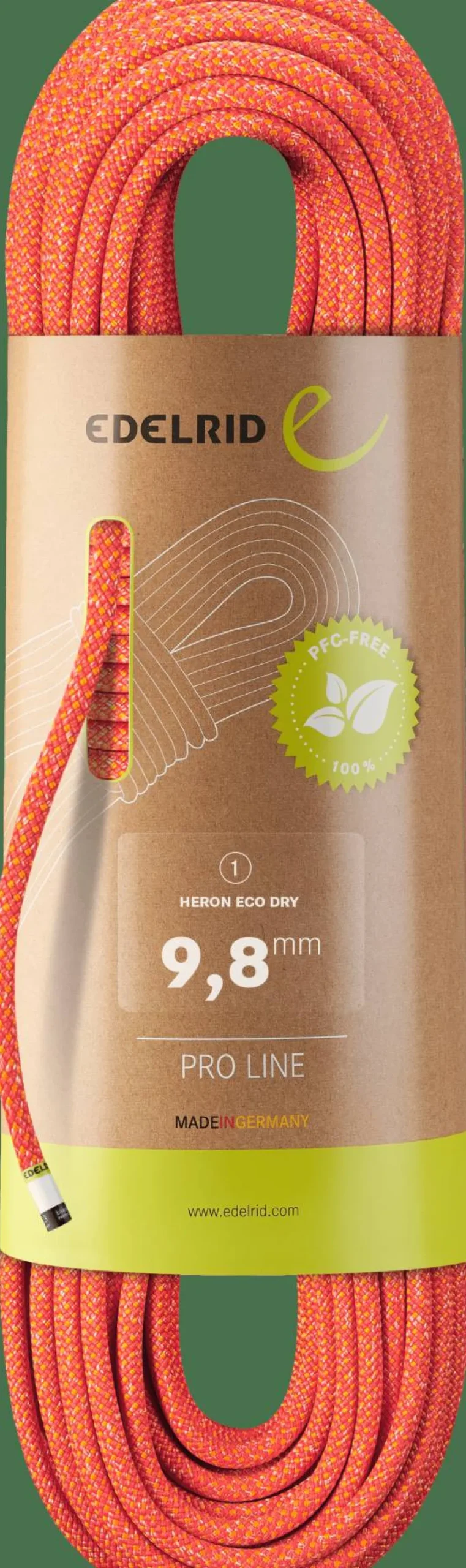 Discount Heron Eco Dry 9,8 mm 70 m Klättring