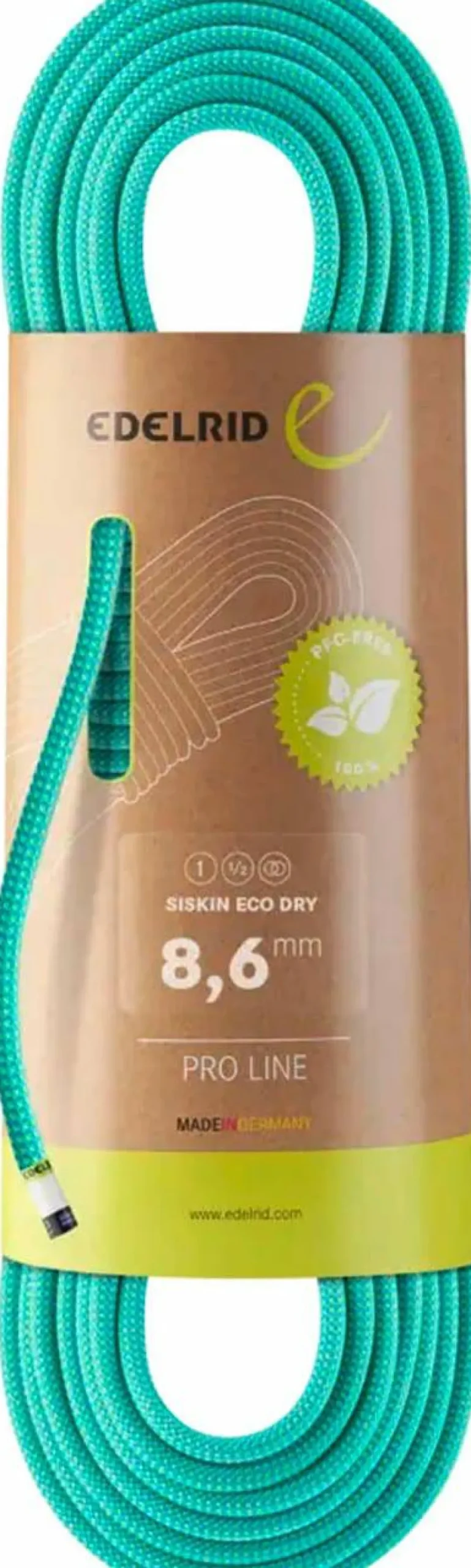 Edelrid Siskin Eco Dry 8,6mm 60 M Icemint Best