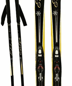Edsbyn Kids' Extra Ski Set Black/Yellow Online