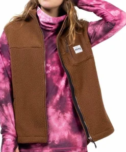 Eivy Women's Lumberjackie Sherpa Vest Brown Sale