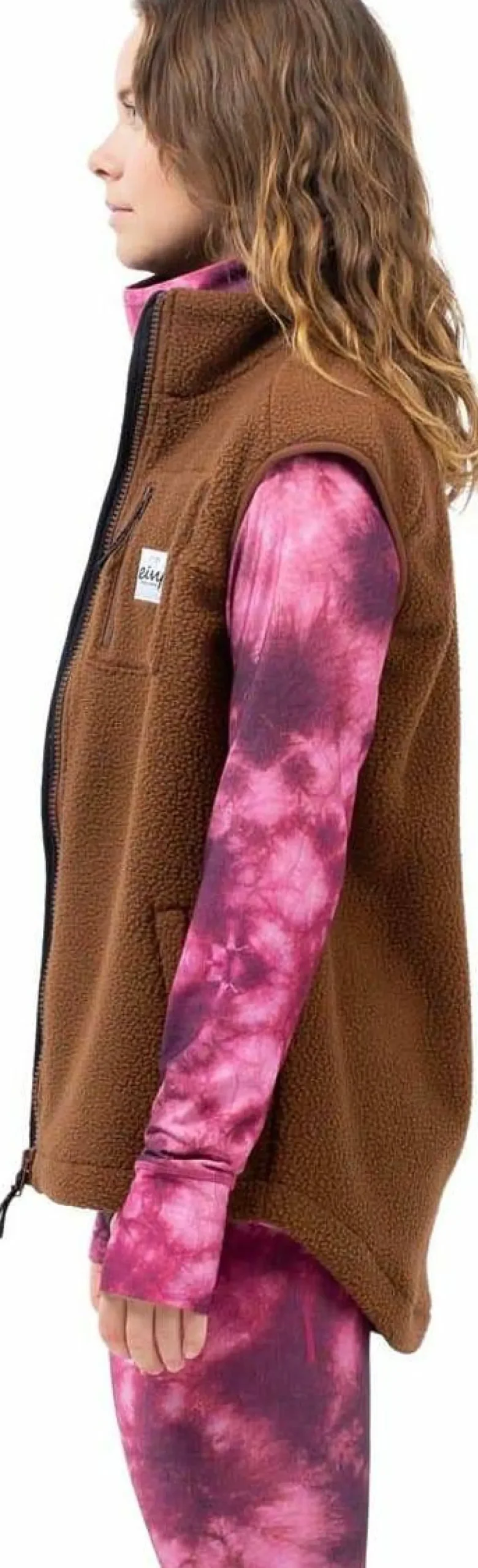 Eivy Women's Lumberjackie Sherpa Vest Brown Sale