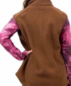 Eivy Women's Lumberjackie Sherpa Vest Brown Sale