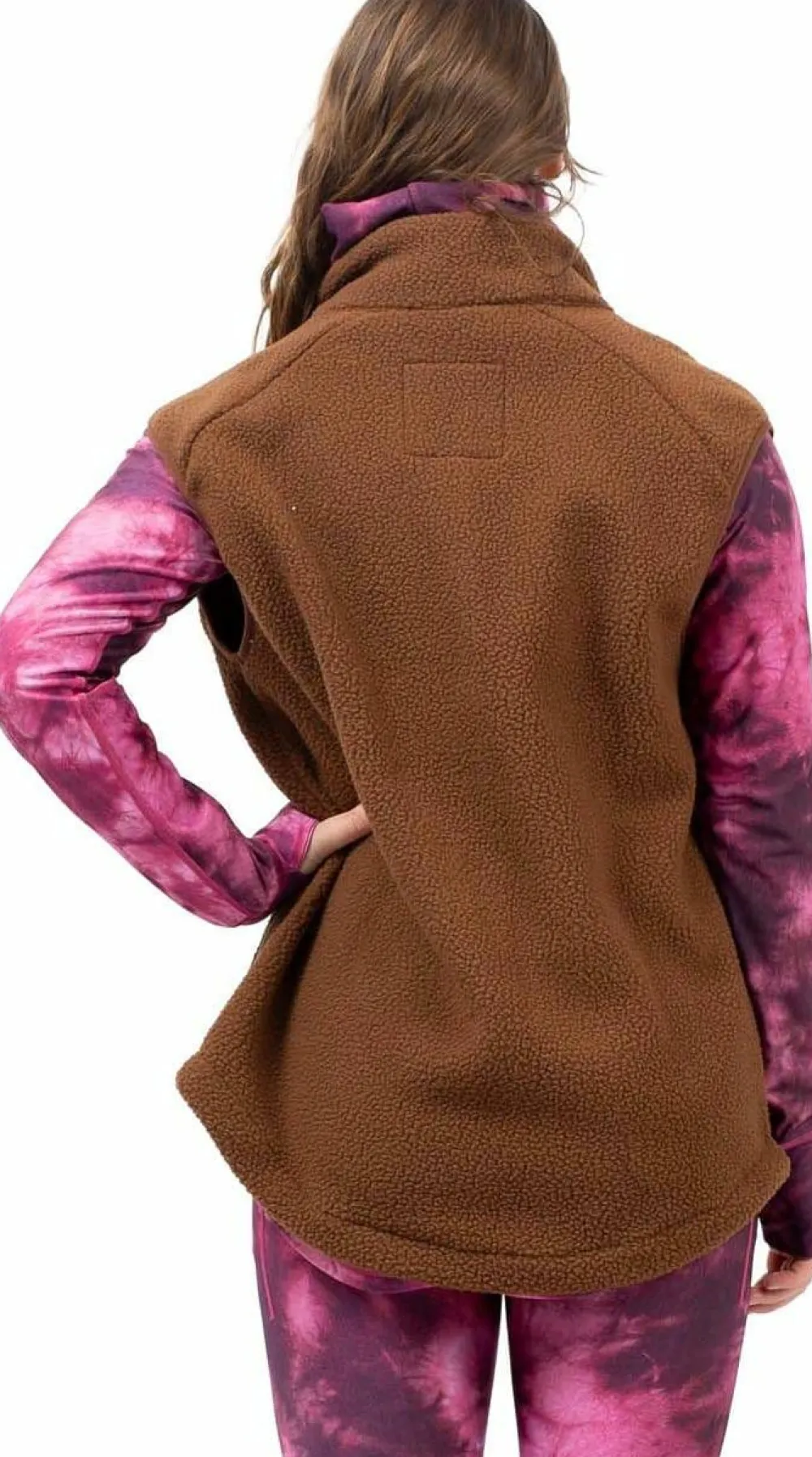 Eivy Women's Lumberjackie Sherpa Vest Brown Sale
