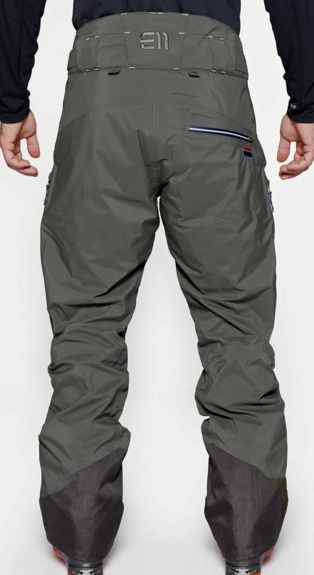 Elevenate Men's St Moritz Pants Gray Green New