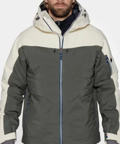 Elevenate Men's St Moritz Jacket Gray Green