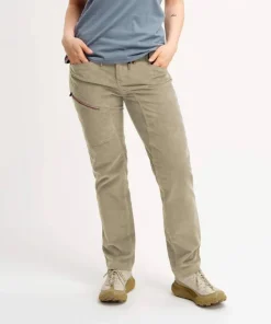 Elevenate Woman's Après Cord Pants Vintage Khaki