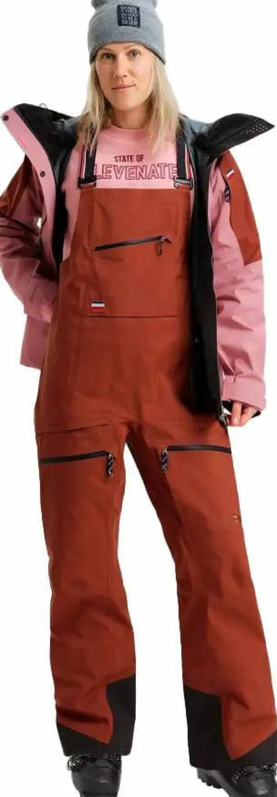 Elevenate Women's Pure Bib Pants Copper