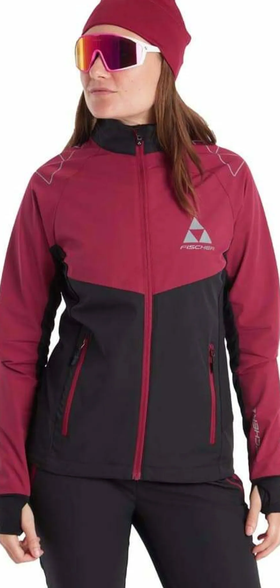 Fischer Women's Mora Speed Jacket Pink Mullberry