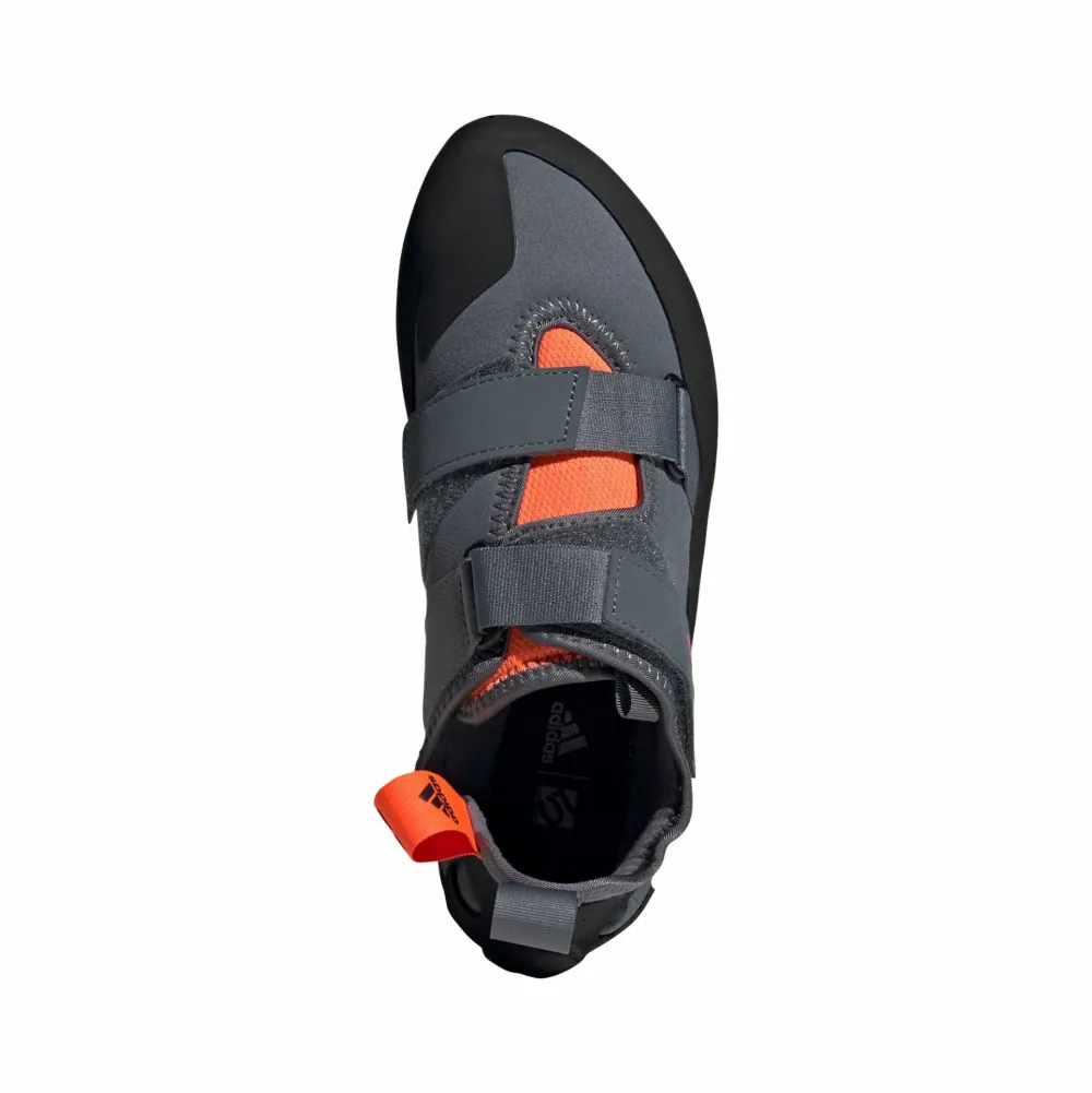 FiveTen Men's Kirigami Climbing Shoes Grey/Black/Red Onix/Core Black/Solar Red New