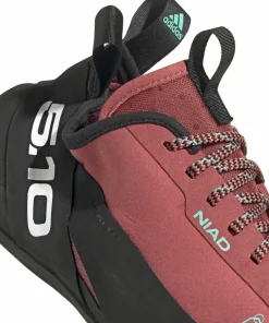 FiveTen Unisex Niad Lace Climbing Shoes Core Black/Crew Red/Acid Mint Sale
