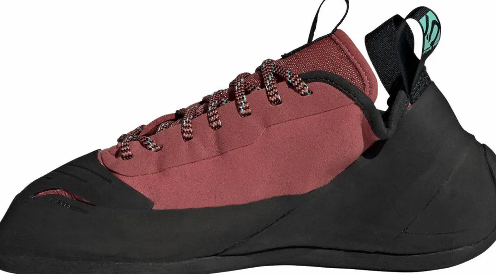 FiveTen Unisex Niad Lace Climbing Shoes Core Black/Crew Red/Acid Mint Sale