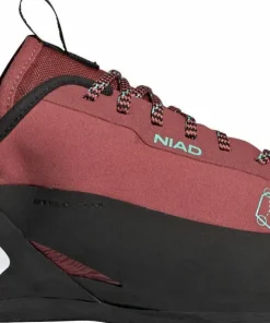 FiveTen Unisex Niad Lace Climbing Shoes Core Black/Crew Red/Acid Mint Sale