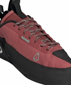 FiveTen Unisex Niad Lace Climbing Shoes Core Black/Crew Red/Acid Mint