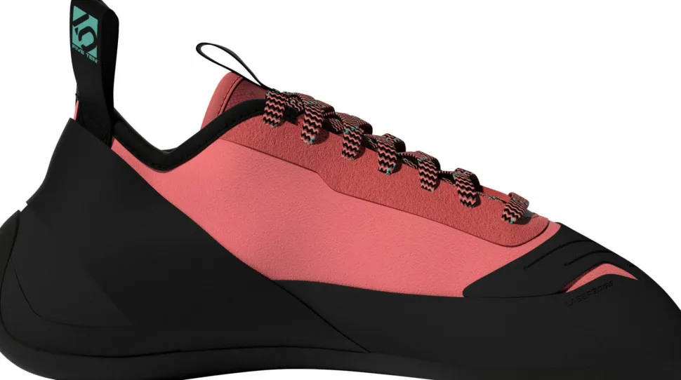 FiveTen Unisex Niad Lace Climbing Shoes Core Black/Crew Red/Acid Mint