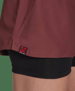 FiveTen Women's Two-in-One Climb Shorts Quiet Crimson/Black