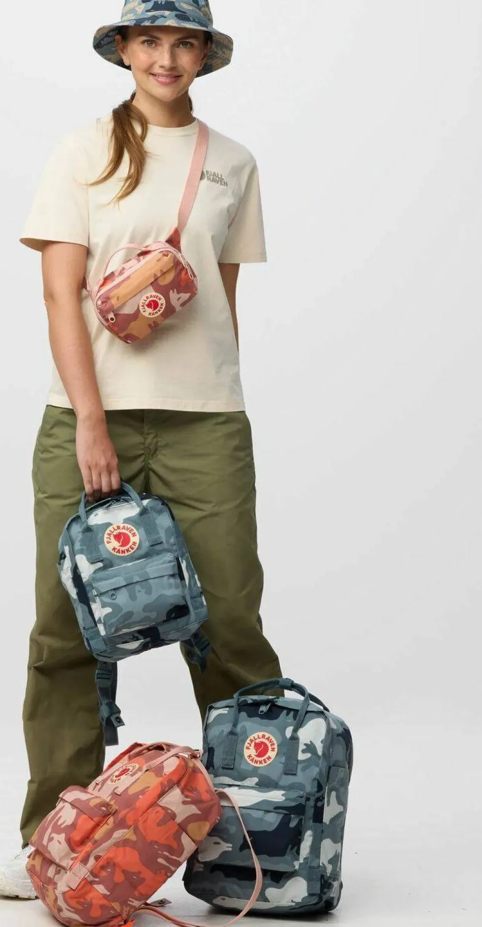 Fjällräven Kånken Graphics Laptop 15 Nimbus Blue-hidden Animals