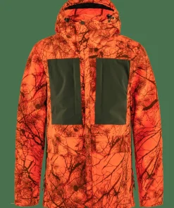 Fjällräven Lappland Hybrid Jacket Orange Multi Camo-Deep Forest