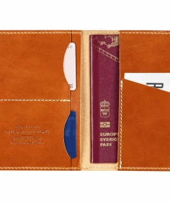Fjällräven Leather Passport Cover Leather Cognac Sale