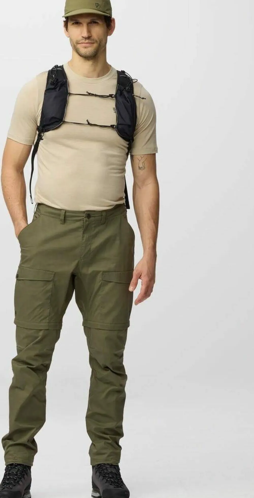 Hot Men's Abisko Hybrid Trail Trousers Zip-Off Herrbyxor