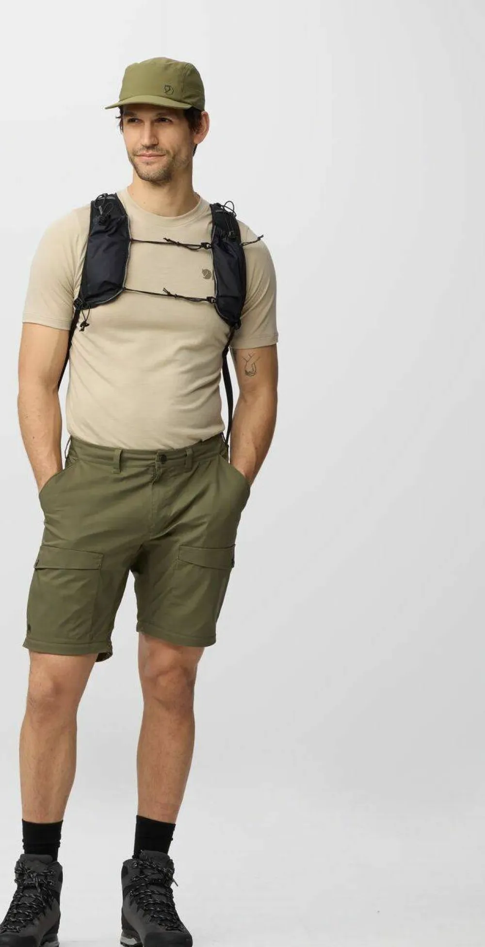 Hot Men's Abisko Hybrid Trail Trousers Zip-Off Herrbyxor
