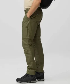 Fjällräven Men's Abisko Hybrid Trail Trousers Zip-Off Navy