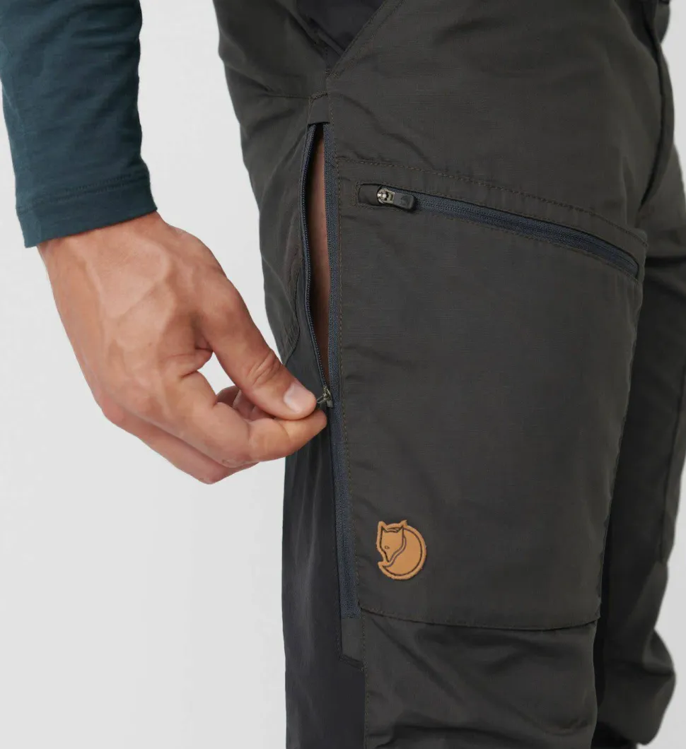 Fjällräven Men's Abisko Lite Trekking Trousers Dark Grey