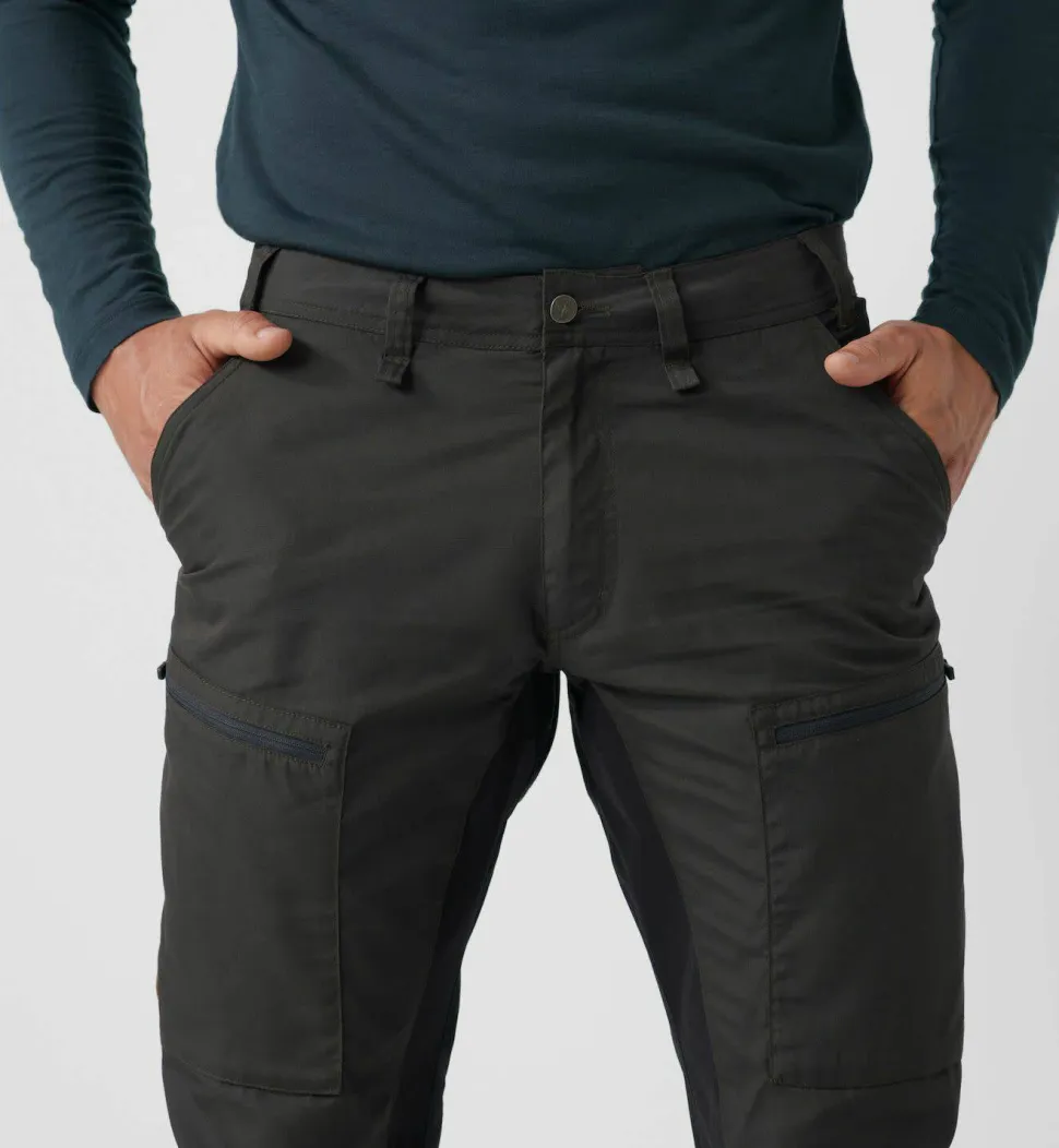 Fjällräven Men's Abisko Lite Trekking Trousers Dark Grey