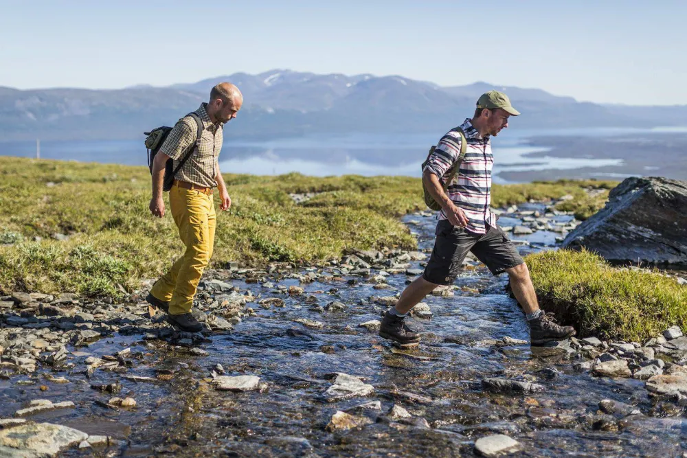Fjällräven Men's Abisko Shorts Indigo Blue Sale
