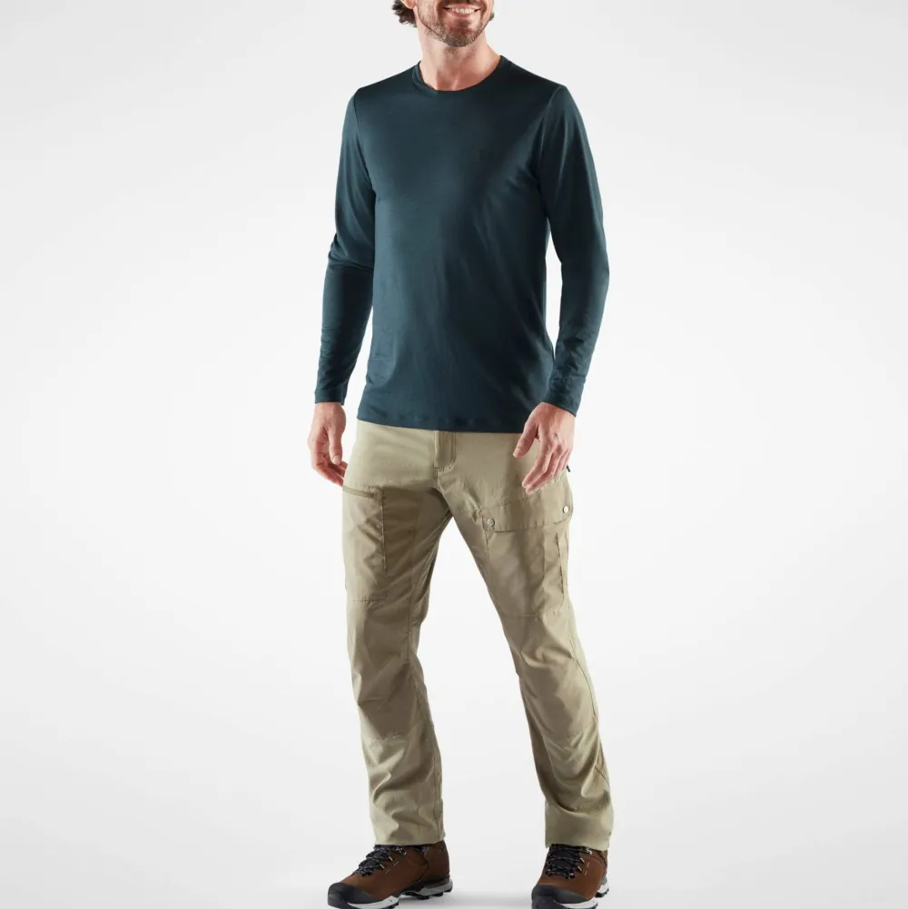 Fjällräven Men's Abisko Wool Ls Laurel Green Best