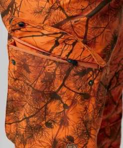 Fjällräven Men's Brenner Pro Winter Trousers Orange Multi Camo