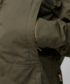 Fjällräven Men's Drev Hybrid Jacket Deep Forest-Orange Multi Camo Clearance