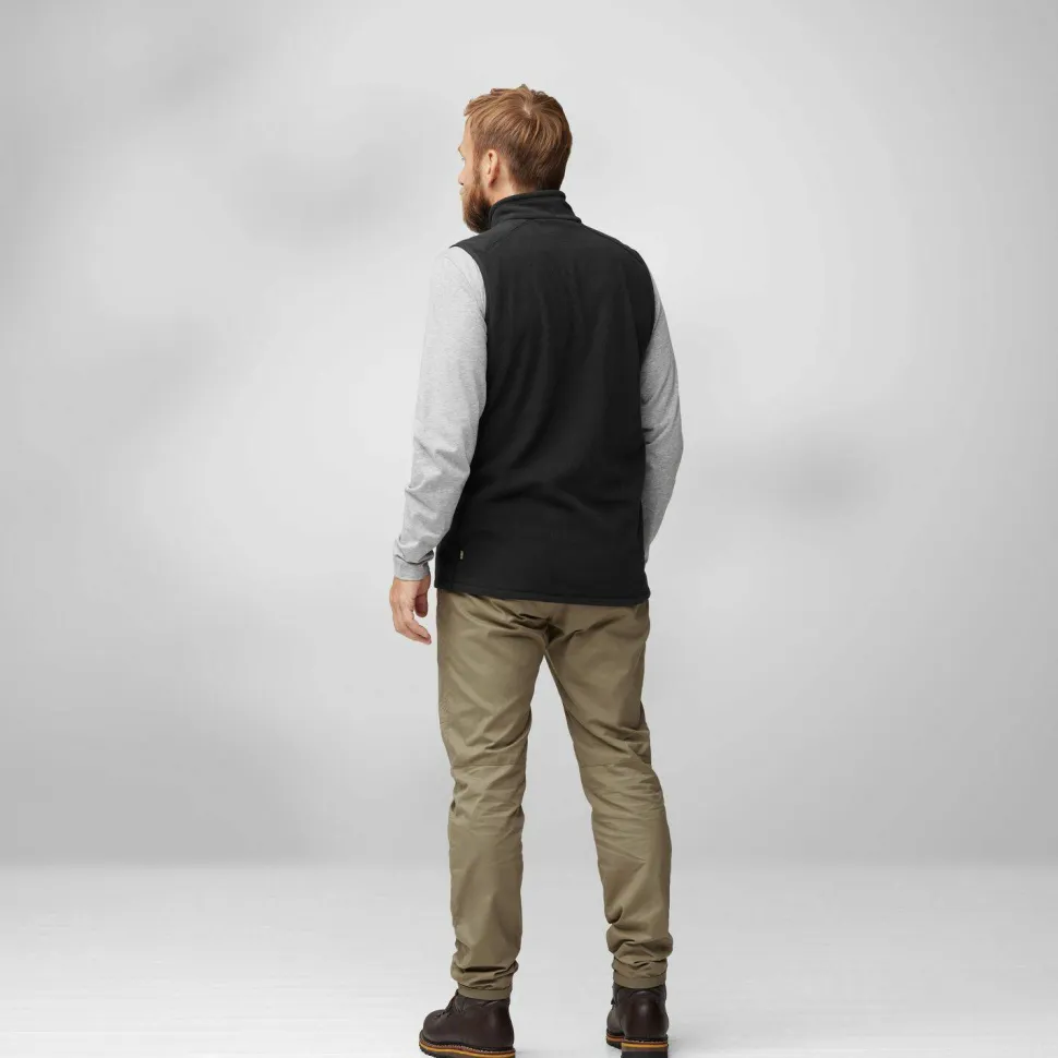 Fjällräven Men's Övik Lite Fleece Vest Black