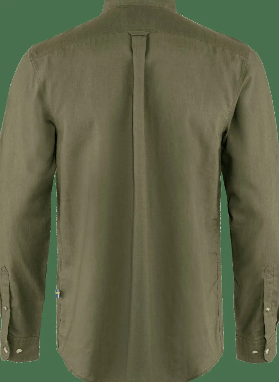 Fjällräven Men's Övik Travel Long Sleeved Shirt Green