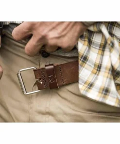Fjällräven Singi Belt 4 cm Leather Cognac Sale
