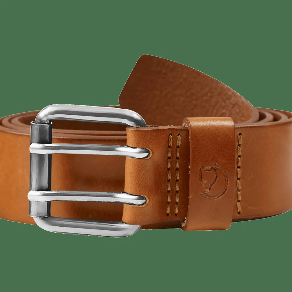 Fjällräven Singi Two-Pin Belt Leather Cognac