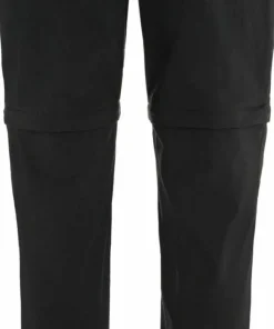 Fjällräven Women's Abisko Hybrid Trail Trousers Zip-Off Black
