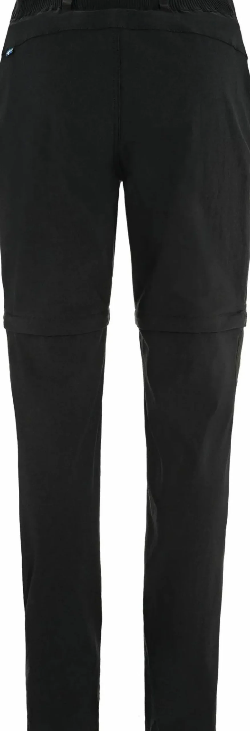 Fjällräven Women's Abisko Hybrid Trail Trousers Zip-Off Black