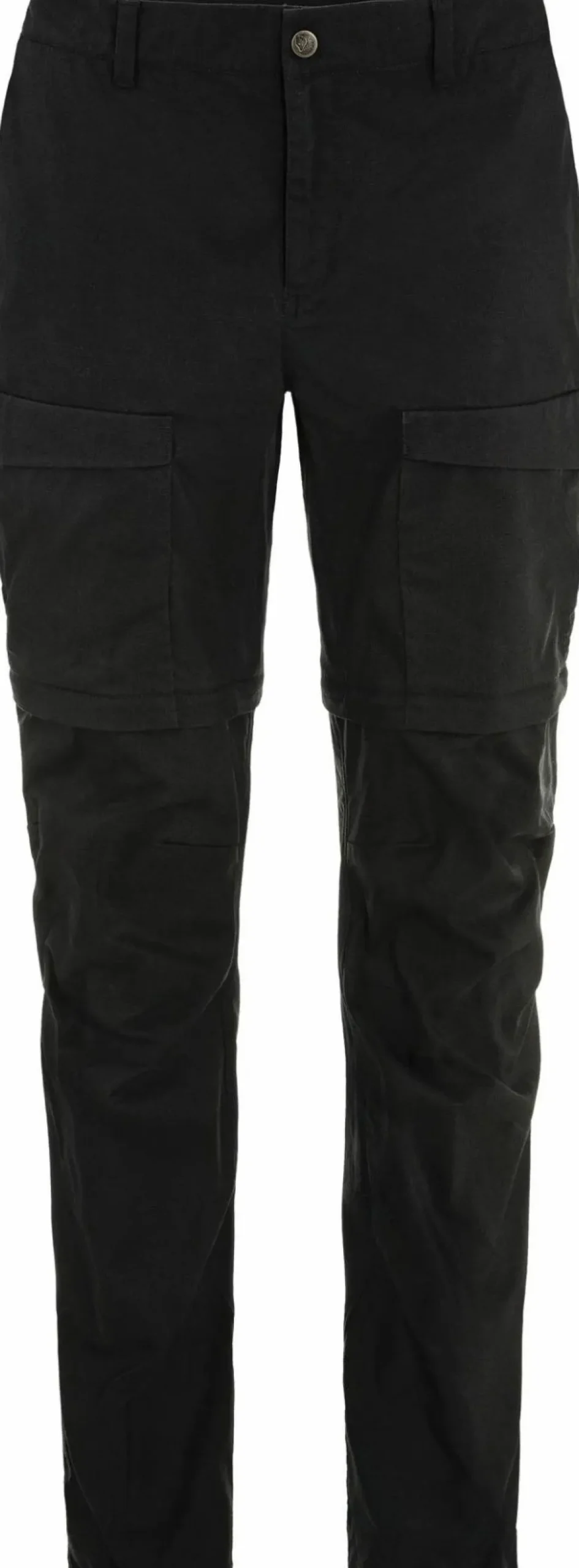 Fjällräven Women's Abisko Hybrid Trail Trousers Zip-Off Black