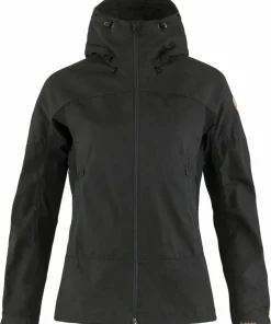 Fjällräven Women's Abisko Lite Trekking Jacket Dark Grey/Black