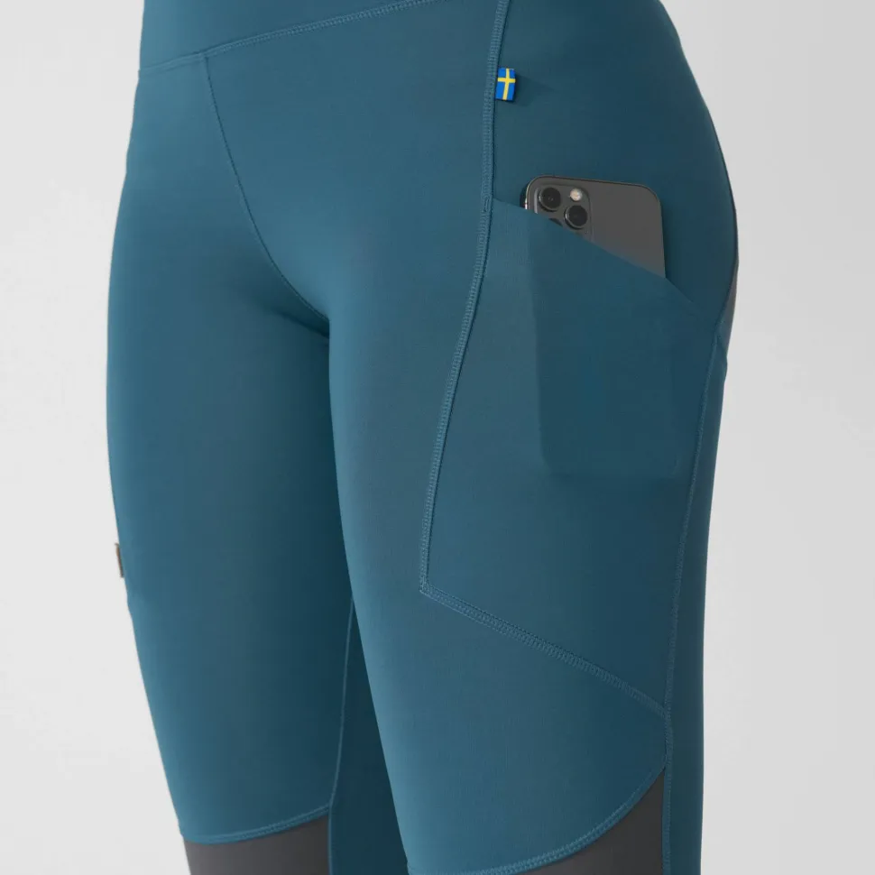 Fjällräven Women's Abisko Trekking Tights Pro Indigo Blue/Iron Grey