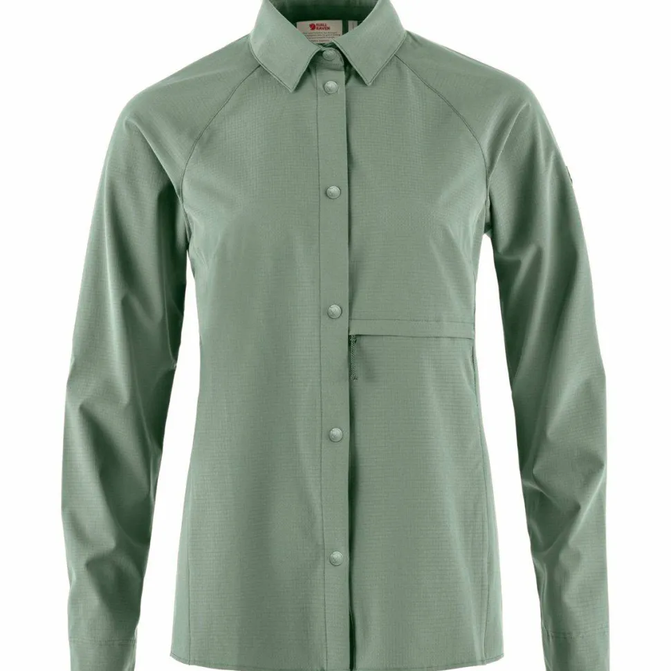 Fjällräven Women's Abisko Trekking Shirt Patina Green