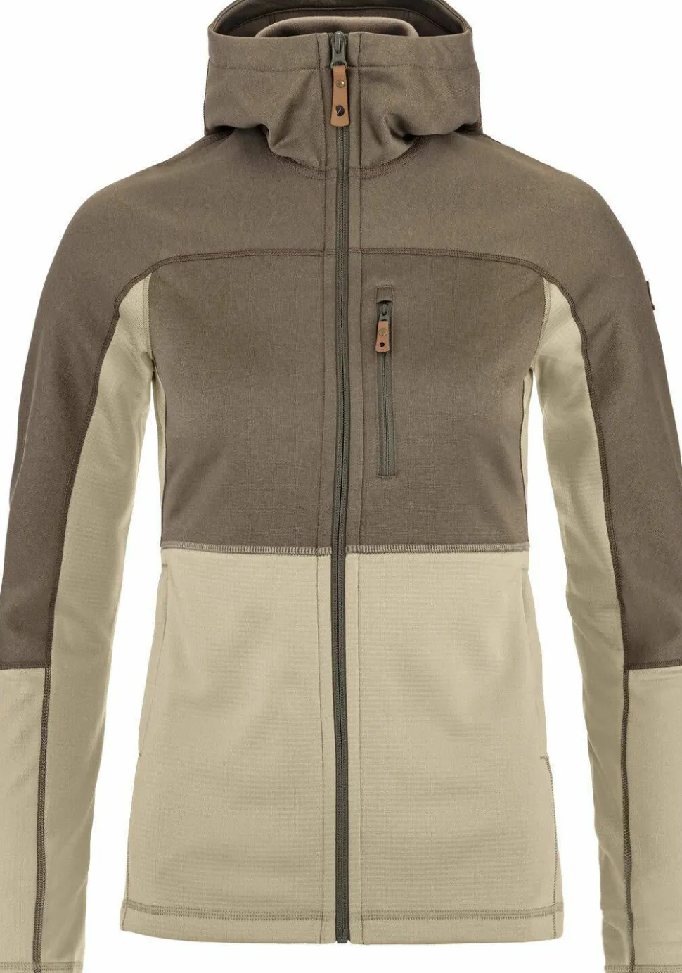 Fjällräven Women's Abisko Trail Fleece Fossil-suede Brown