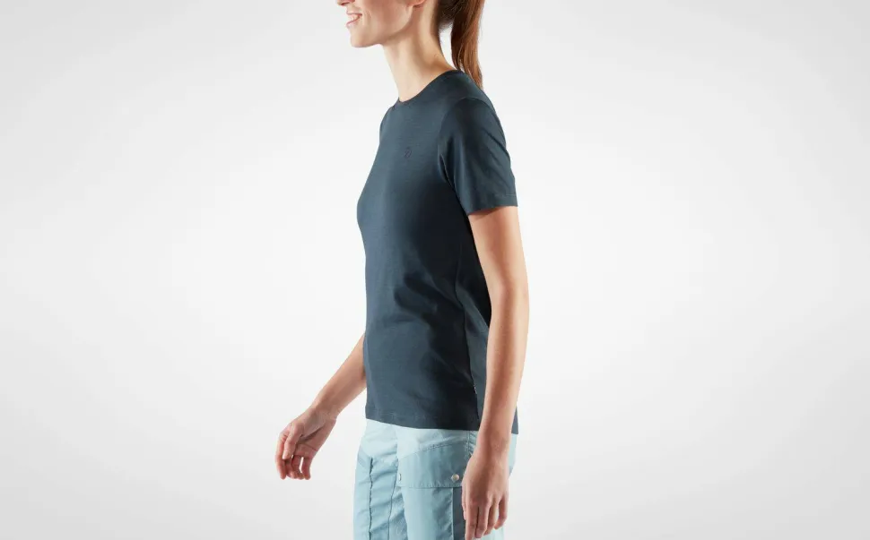 Fjällräven Women's Abisko Wool Short Sleeve Dark Navy